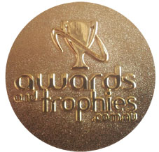 Cast Medals Shiny Gold